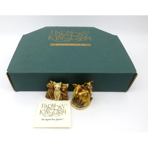 Harmony Kingdom Royal Watch Club Kit With Mutton Chops Figurine and Cat Pin 1998 - Picture 2 of 10
